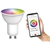 Emos LED lemputė „GoSmart MR16 / GU10 / 4,8 W (35 W) / 400 lm / RGBW / Zigbee / reguliuojamas šviesos stipris“