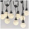 Emos LED light chain - 20x party bulbs, 7,6 m, indoor and outdoor, warm baltas