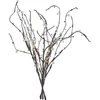 Emos LED twig with pearls, 60 cm, 3x AA, indoor, warm baltas, timer