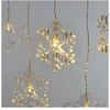 Emos LED šviesos užuolaidos snaigės 45x84cm / skirtos naudoti lauke ir patalpose / šilta balta šviesa