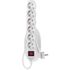 Emos Pailginimo laidas 1,4 m / 6 lizdai / baltas / PVC / 1 mm2