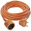 Emos Ilgiklis 1 lizdo 15m su įžeminimu, 3x1.5 mm² oranžinis