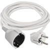 Emos Pailginimo laidas 3 m / 1 lizdas / baltas / PVC / 1,5 mm2