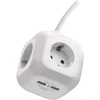 Emos Pailginimo laido adapteris, kubas, 2x USB, 4x lizdas, 1,9 m SCHUKO