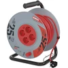 Emos PVC prailginimo laidas ant ritės su 4 lizdais. 25 m. 2,5 mm2 SCHUKO