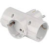 Emos Tinklo atšakotuvas Schuko į 3 lizdus su įžeminimu baltas (trišakis) 250 V~/10 A max.
