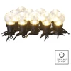 Emos grandinės lemputės 10x 5 LED, 2.25W skaidri, 5m IP44 šilumos balta ZY2053