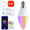 SpectorLight Išmanioji LED lemputė SPECTOR LIGHT, E14, C37, 5W, 480 lm, RGB&amp;DIM, SMART + WiFi+ pultelis