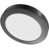 SpectorLight Paviršinė LED panelė SPECTOR LIGHT, 24 W, 4000 K, 2500 lm, apvali f., juodos sp., Ø22,5 x h3 cm