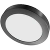 SpectorLight Paviršinė LED panelė SPECTOR LIGHT, 18 W, 4000 K, 1850 lm, apvali f., juodos sp., Ø22,5 x h3 cm