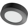 SpectorLight Paviršinė LED panelė SPECTOR LIGHT, 6 W, 4000 K, 520 lm, apvali f., juodos sp., Ø12 x h3 cm