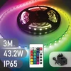 SpectorLight LED juostos rinkinys SPECTOR LIGHT, IP65, 43,2 W, RGB, valdoma pulteliu, 3 m, 60 LED/m