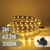 SpectorLight Šiltos baltos spalvos LED juostos rinkinys 60 LED/m, IP65, 3 m, „Spector Light“