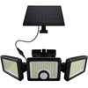 Struhm Saulės baterija SMD LED 3x prožektorius SALEM 5W, IP65