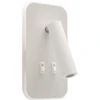 Struhm Sieninis šviestuvas OTELLO LED 6W+3W baltas