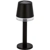 Struhm Stalinė lempa su saulės baterija TULIA LED 0,2 W šilta, IP44, juoda