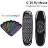 C120 air pelė Blacklit (tinka tv priedėliams - tv box)