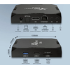 TV priedėlis X96 Max + Ultra Android 11 4/64GB Amlogic S905X4 tv box