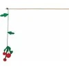 Kalėdinis rotaļlieta kaķiem – Trixie Xmas playing rod mistletoe, wood, 48 cm