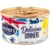 Drėgnas Kačių Maistas - BUTCHER'S Delicious Dinners Vištiena su Kalakutiena 85g