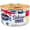 Drėgnas Kačių Maistas - BUTCHER'S Classic Delicious Dinners Jautiena Su Kepenimis, 85g