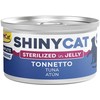 Konservuotas kačių maistas - Gimborn SHINYCAT ŽELĖ STERILIZUOTAS TUNAS 70g