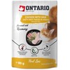 ONTARIO vištiena su kumpiu katėms 80g