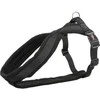 TRIXIE Premium touring petnešos, M-L 50-90cm/25mm, juodos