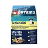 Ontario Senior Mini žuvis ir ryžiai 2,25kg