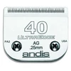 Andis UltraEdge No. 40 chirurginis ašmenys – 0.25mm tikslus plienas, ilgaamžė pjovimo briauna