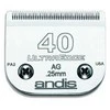 Andis UltraEdge No. 40 chirurginis ašmenys – 0.25mm tikslus plienas, ilgaamžė pjovimo briauna