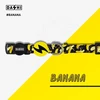 Dashi Ekologiškas Banano formos kačių antkaklis – Pagamintas iš perdirbtų medžiagų, su smagiu banano raštu, lengvas dizainas