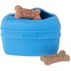 Dexas Pooch Pouch Silikoninis skanėstų laikiklis – Inovatyvus patogus dizainas, mėlynos spalvos