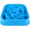 Dexas Slow Maze Feeder 946ml – Mėlyna Anti-Gulping dubuo su labirinto dizainu, skatina sveiką mitybą