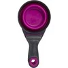 „Dexas“ sulankstomas „KlipScoop“ 3in1 vidutinio dydžio 237ml – sulankstomas maisto kaušelis su maišelio spaustuku, violetinis