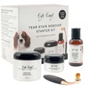 Eye Envy Starter Kit mažas šepetėlis šunims – pilnas ašarų dėmių šalinimo rinkinys su švelniu aplikatoriumi