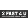 Julius-K9 2 Fast 4 You lipdukas – Velcro tvirtinimas, mažas dydis, 2 vnt.