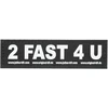 Julius-K9 2 Fast 4 You lipdukas – Velcro tvirtinimas, mažas dydis, 2 vnt.