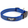 Julius K9 Color & Gray Apykaklė 2.5cm – Patvarus Reguliuojamas Nailoninis Šunų Antkaklis, Juodas
