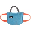 Julius-K9 Cotton Bitepad – Strong Mėlyna Chew Toy with Three Handles, Durable Design