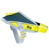 Julius-K9 Gatvės pakinktai „Sky Gray &amp; Neon Lime“ – XXS, lengvas miesto dizainas, atspindintys akcentai