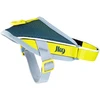 Julius-K9 Gatvės pakinktai „Sky Gray & Neon Lime“ – XXS, lengvas miesto dizainas, atspindintys akcentai