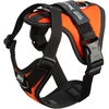 Julius-K9 IDC Longwalk Light Harness UV Oranžinis – Lengvos konstrukcijos žygio balnelis su GPS kišene, Dydis M