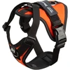 Julius-K9 IDC Longwalk Light Harness UV Oranžinis – Lengvos konstrukcijos žygio balnelis su GPS kišene, Dydis M