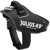 Julius-K9 IDC pakabinamas diržas juodas – Premium reguliuojamas diržas, patvarus dizainas, 4 dydis