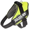 Julius K9 IDC Powair pakabėlis Neon – Lengvas, kvėpuojantis neoninės geltonos spalvos pakabėlis, XL dydis