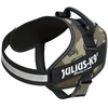 Julius-K9 IDC Powerharness Camouflage – Aukščiausios kokybės reguliuojama petnešėlė, kamufliažinė chaki spalva, patvarus dizainas