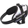 Julius-K9 IDC Powerharness Cartoon – Atspindinti gėlių rašto šunų petnešos, patogiai priglundantis dizainas