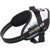 Julius-K9 IDC Powerharness Cartoon – Atspindinti gėlių rašto šunų petnešos, patogiai priglundantis dizainas