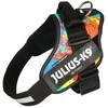Julius-K9 IDC Powerharness Crazy – Kokybiška reguliuojama petnešėlė, ryškus rašto dizainas